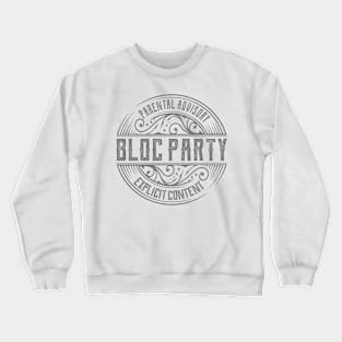 Bloc Party Vintage Ornament Crewneck Sweatshirt